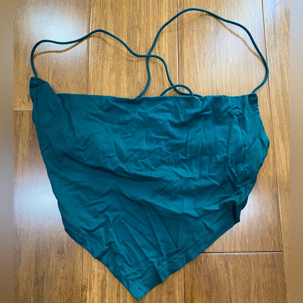 Shein Teal Sleeveless Top